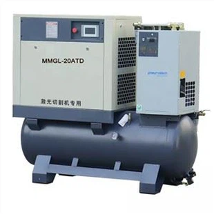 Tăiere cu laser combinate PM Motor VSD șurub compresor de aer